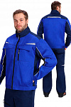 Куртка ProfLineSpecialist (тк.Смесовая,240), васильковый/т.синий