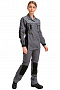 Костюм "Город" женский с полукомбинезоном, ткань TC TWILL